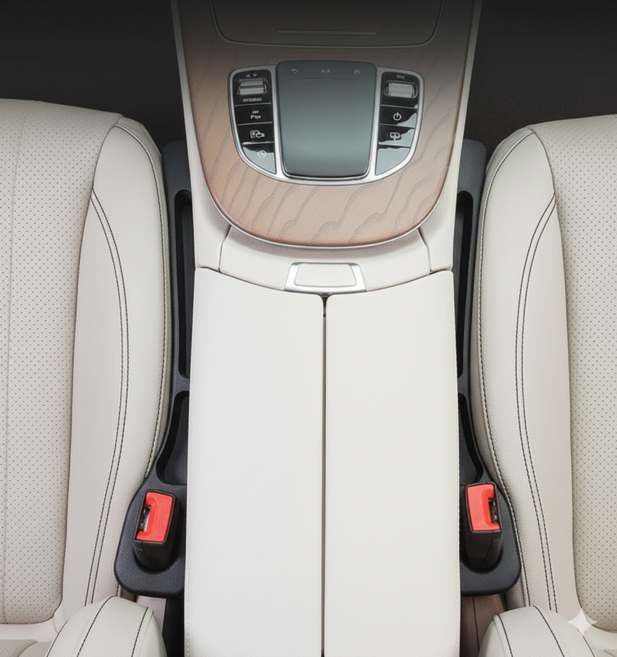 노드웨이브 전차종 호환 유연한 사이드 포켓 틈새막이 쿠션 2p, 클래식블랙, 1개