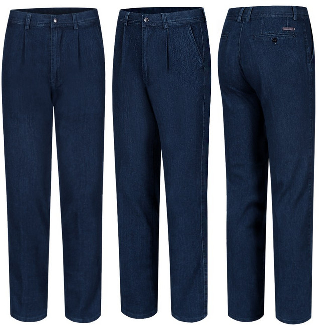 더빅히트 남성 주름청바지 작업복청바지 겨울청바지 스판 빅사이즈 중년 아빠옷 기모청바지 남자청바지