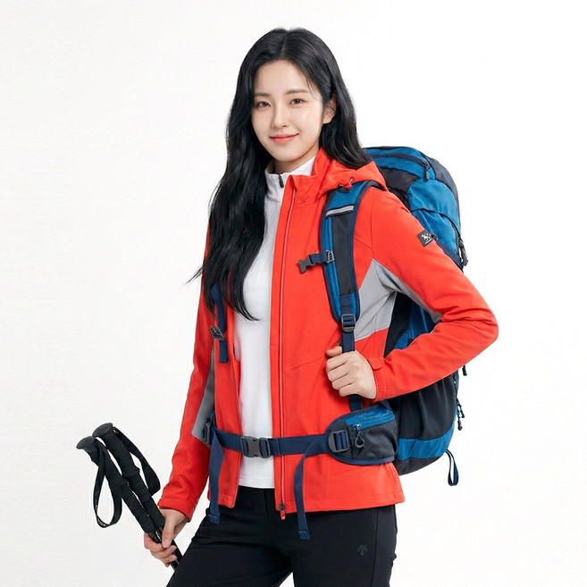 콜핑 여성 봄 안감 바람막이 자켓 2101JK640W