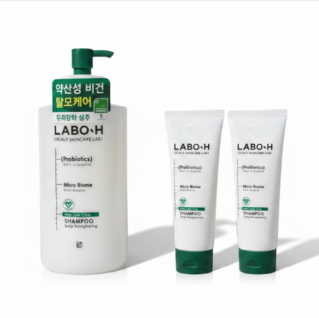 라보에이치 두피강화 클리닉 탈모증상완화 샴푸 + 두피강화 샴푸 증정품 100ml(2개), 1개, 750ml