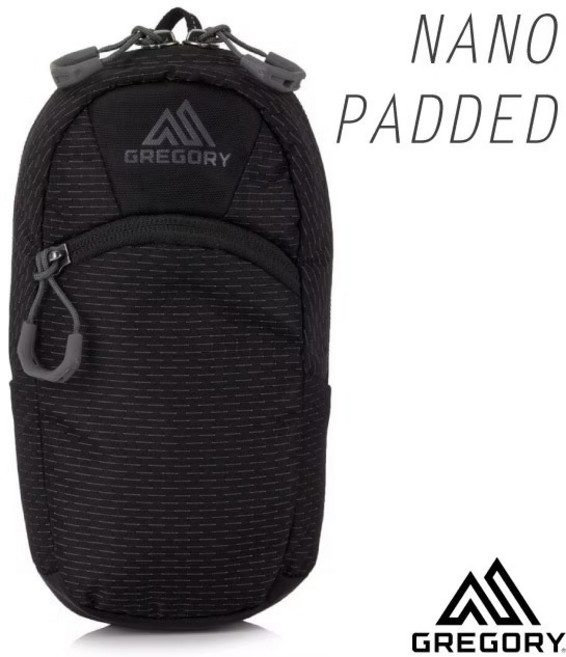 GREGORY 收納包 L NANO PADDED 外掛包 光學黑 154080, 1個