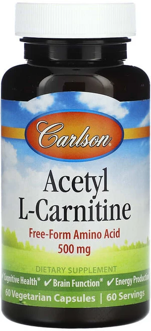 칼슨 아세틸 l-카르니틴 500mg 베지 캡슐 60정 acetyl L-carnitine, 1개 - 쿠팡