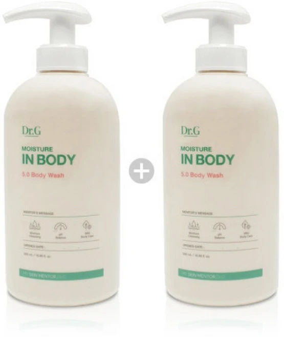 닥터지 모이스처 인 바디 5.0 바디워시, 500ml, 2개 - 쿠팡
