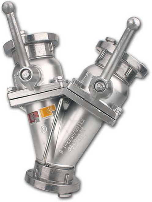 2방향 3방향 급수분배 호스분리기 연결송수 소방펌프, 2개 물 분배기 50 in 50 out 2인치