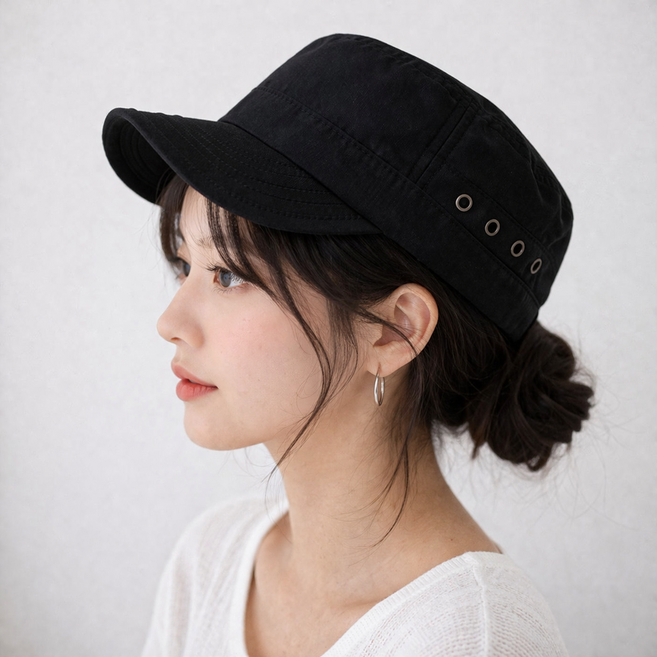 봄 여름 남녀공용 나일론 라이트 데일리 군모 캡모자