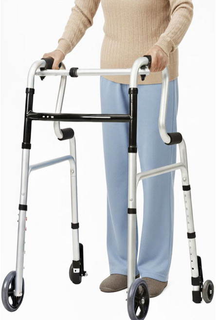 노인보행보조기 어르신 워커보행기 실내용 접이식, 1개