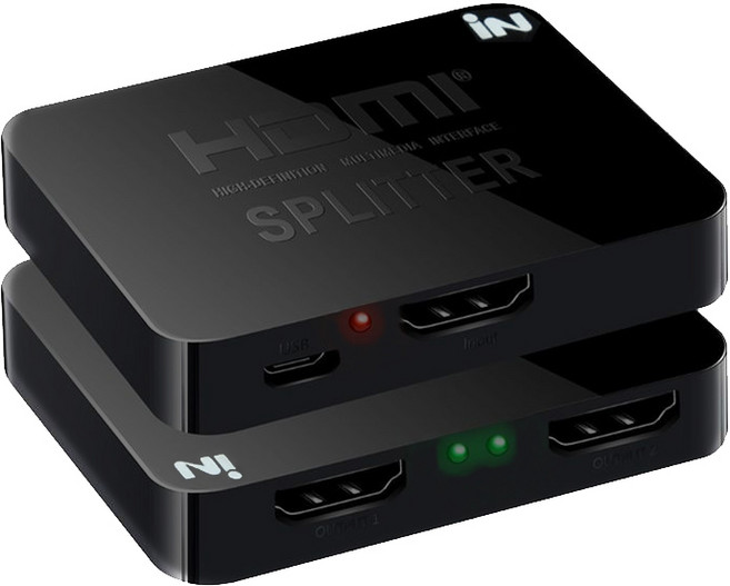 인네트워크 USB 전원방식 HDMI 1:2 분배기 4K 30Hz 지원 [IN-MINIHD102] INV093, 1개
