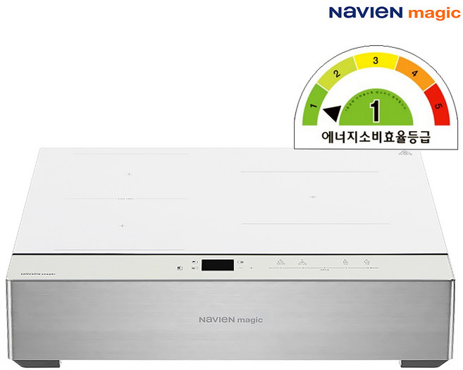 [1등급에너지효율/전국설치가능] 나비엔매직 ALL 퓨어화이트 Super 플렉스존 인덕션 3구 타공560X480 신규모델, 프리스탠딩, 설치요청(15cm케이스,설치비별도)