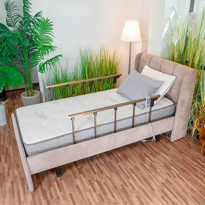 밀알모션베드 VIP 가정용 병원침대 로고스MB, 2모터, 200mm