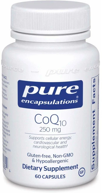 Pure Encapsulations CoQ10 퓨어 인캡슐레이션 코큐텐 250mg 60캡슐, 1개, 기본, 60정 - 쿠팡