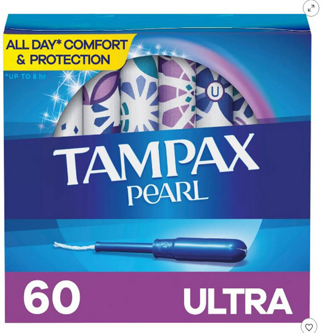 TAMPAX 펄 울트라 60 탐폰, 1개