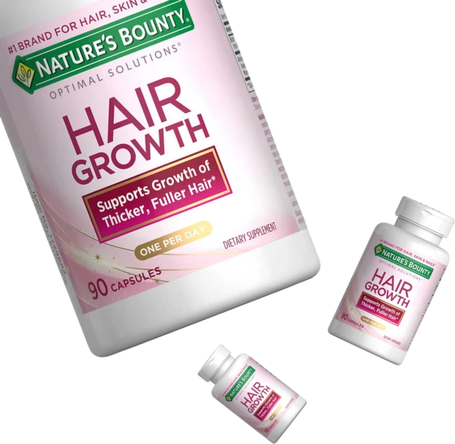 네이쳐스바운티 최적의 모발 성장 솔루션 바이오틴 비타민 90 정 3 개 / Nature's Bounty Optimal Solutions Hair Growth, 3개, 90정 - 쿠팡
