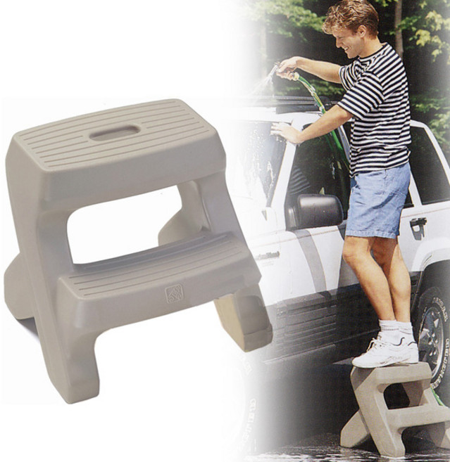 스텝2_2단 디딤대 / 욕실 디딤대 유아 발판, 아이보리