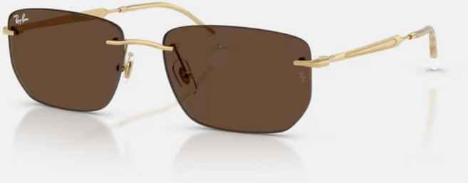 Ray-Ban雷朋 RB3768 方形金屬太陽眼鏡
