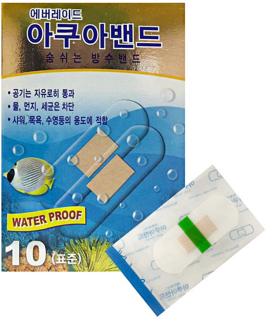 에버레이드 아쿠아밴드 방수밴드 표준형, 1개
