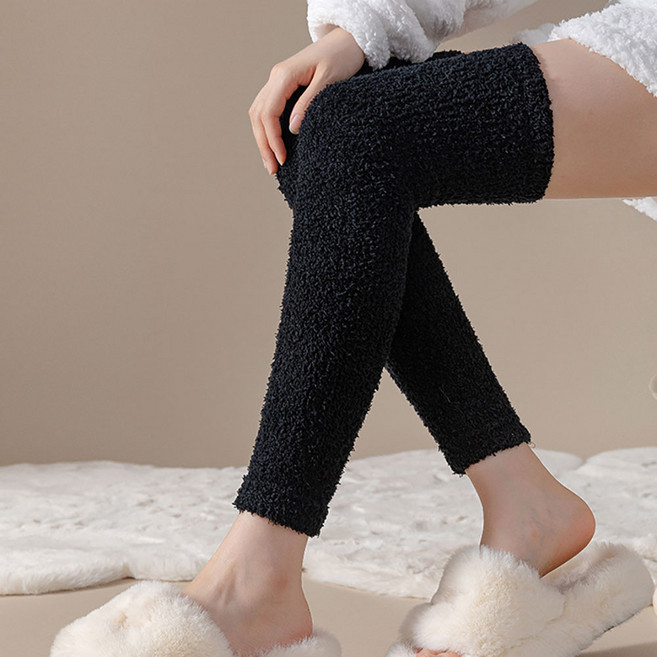 에이블탑 털빠짐 없는 무릎워머 겨울 발토시 보온 롱 레그워머 n363