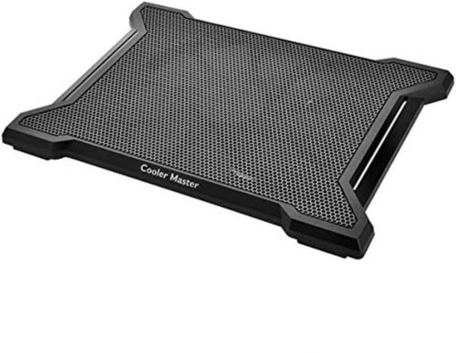 쿨러 마스터 노트 Pal XSLIM II 노트북 냉각 패드 고요한 200mm 팬 Egonomic 디자인 최대 15.6인치 지원 R9NBCXS2KGP, 1개