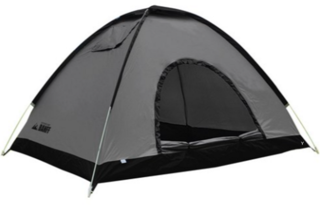 밴프 원터치 베이직 텐트, GRAY (그레이), 2~3인용
