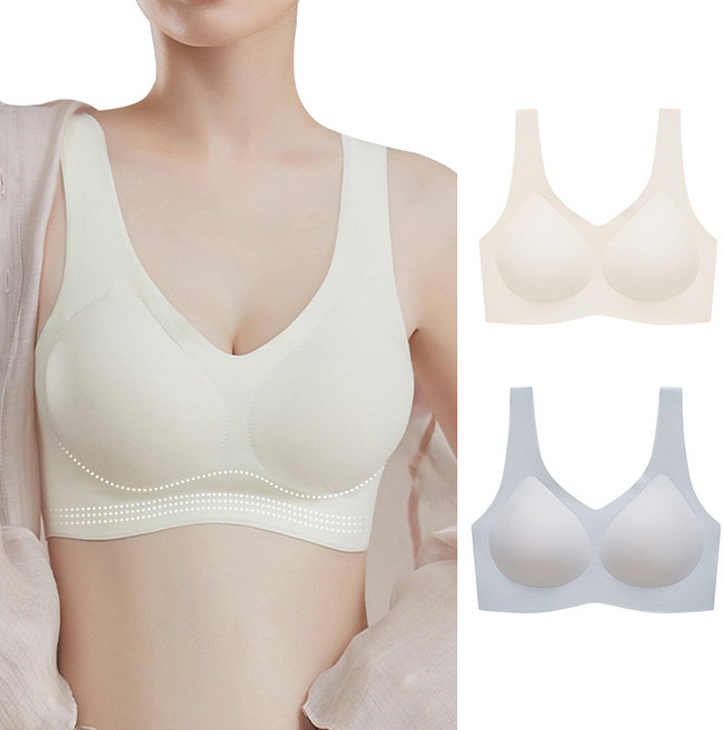 SAHINER 패드일체형 심리스 브라 1+1