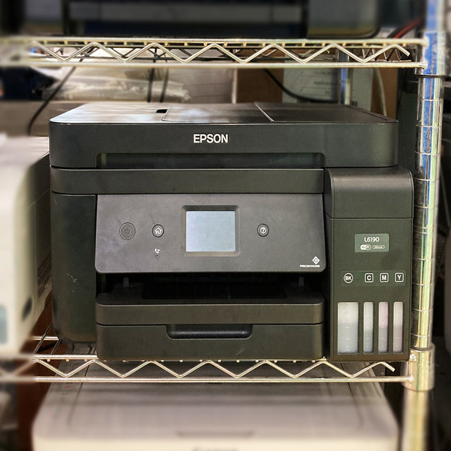 [중고리퍼] 엡손 L6190 컬러잉크젯 무한복합기/팩스+프린터+복사기+스캐너+유무선출력가능/자동양면인쇄+ADF장치