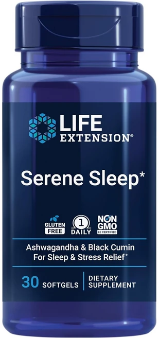 라이프익스텐션 세레네 슬립 식물성 허브 추출물 멜라토닌 대체 30정 Serene Sleep, 1개 - 쿠팡