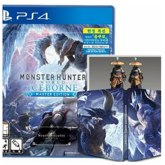 [중고상품] 플스4 몬스터헌터 월드 아이스본 (스틸북포함) [국내발매 한글판] 플레이스테이션4