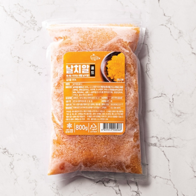 고래미 날치알 골드 800g, 6개, 4.8kg