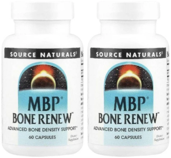 소스내추럴스 엠비피 MBP 본리뉴 40mg 60캡슐 2개 BoneRenew, 60정 - 쿠팡