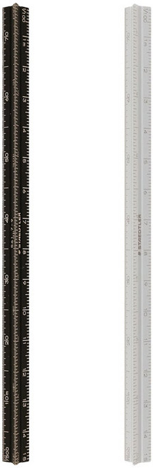 스테들러/알루미늄 미니삼각스케일자 15cm 561 7, 561 7-9/블랙, 1개