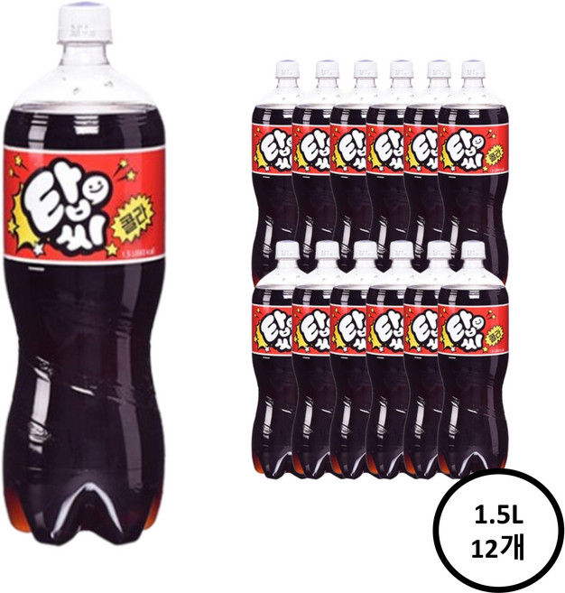 탑씨 콜라 1.5L 12개입, 12개
