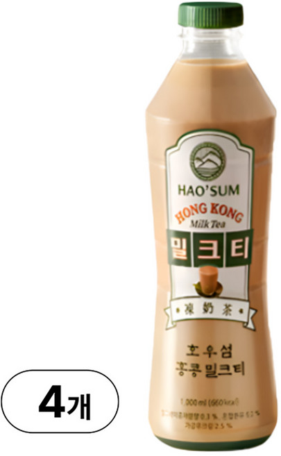 호우섬 홍콩 밀크티 1L, 4개