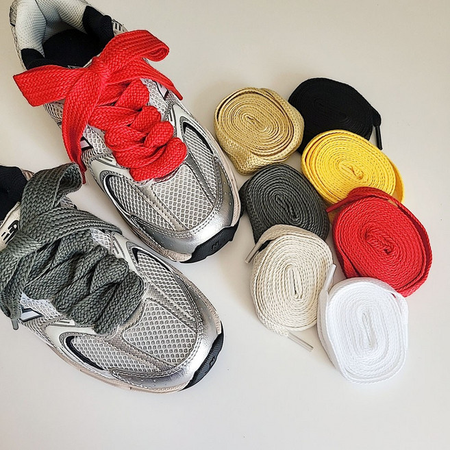 드림컴하비 18mm 넓은 컬러 운동화끈 신발끈 농구화끈