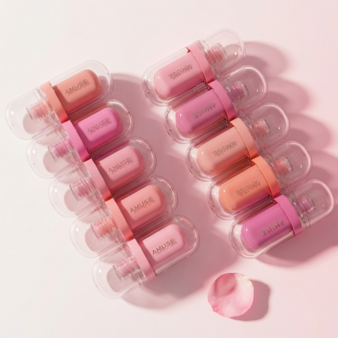 어뮤즈 젤핏 틴트 3.8g, 04 장미 우유, 1개