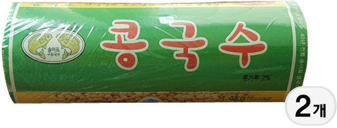 송어표 콩국수 소면/ 구포국수, 1.4kg, 2개