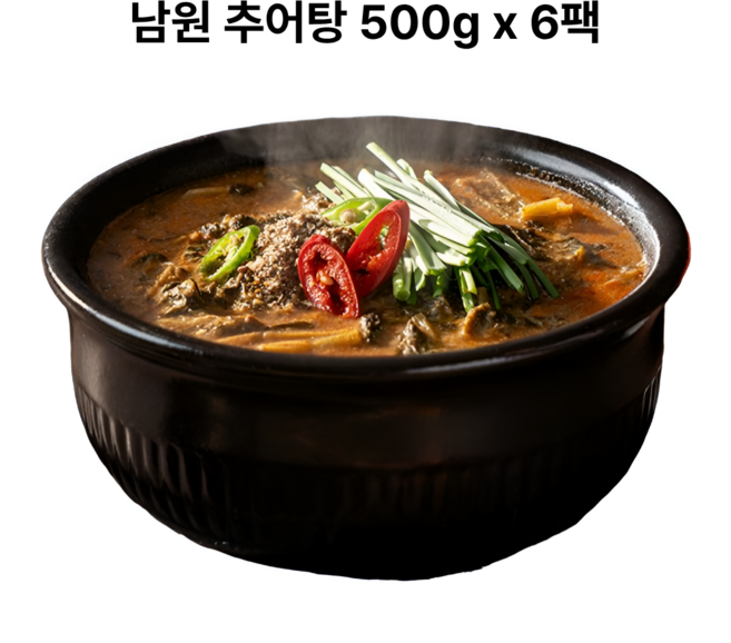 하테 남원 추어탕, 500g, 6개