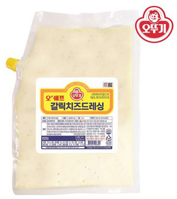 오뚜기 갈릭치즈 드레싱 1kg ice, 1개