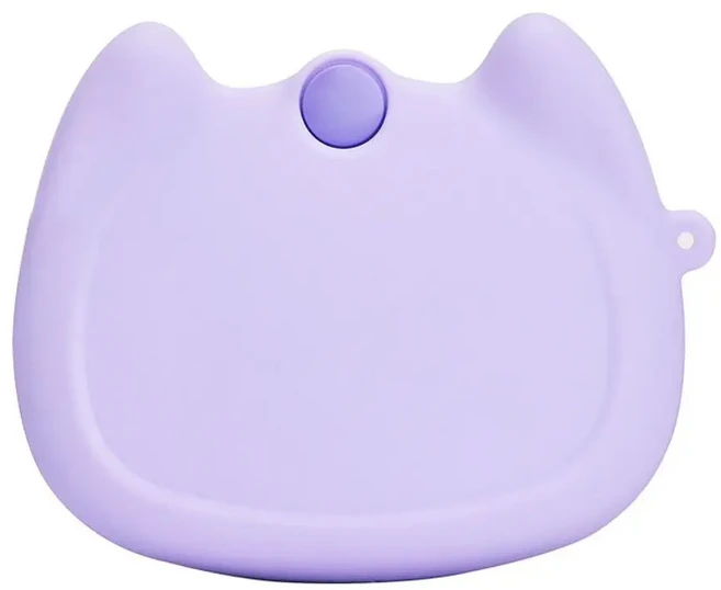 만화 고양이 실리콘 리테이너 케이스 배수구 소프트 마우스 가드 휴대용 치열 교정기 틀니 보관 상자