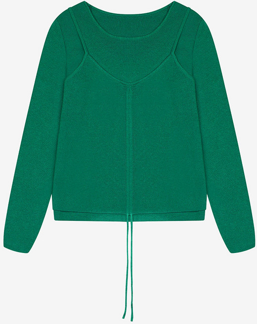 베스띠벨리 뷔스티에레이어드티셔츠 BKUCB2951GR