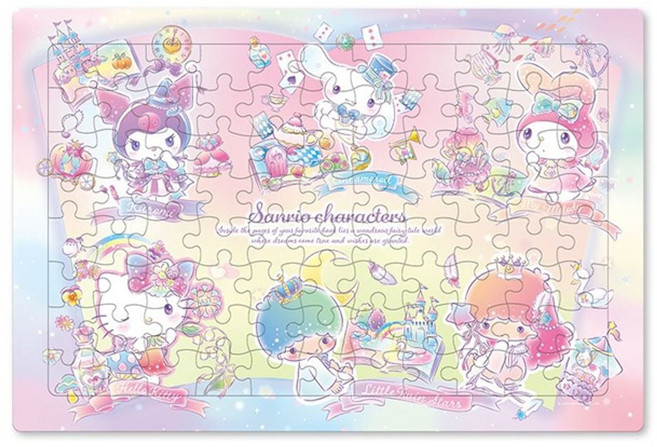 산리오 캐릭터즈 판퍼즐 88pcs 1P 어린이 직소퍼즐q_d5+7BNt