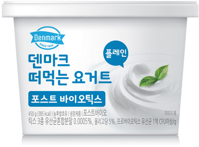 동원 덴마크 떠먹는요거트 플레인450g, 1개, 450g