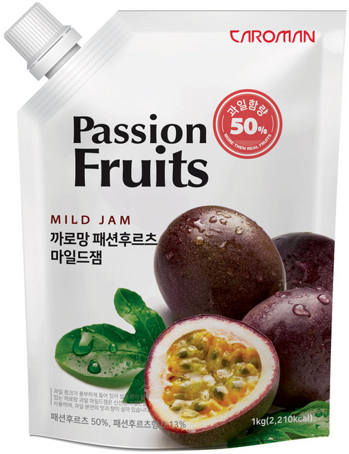 까로망 패션후르츠 리플잼 1kg, 1개