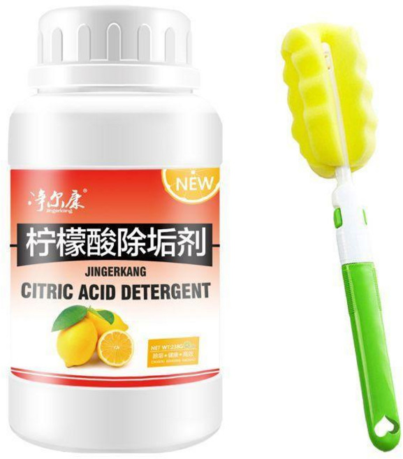檸檬酸除垢劑 強力除水垢劑 清潔劑, 1個, 檸檬酸除垢劑 1瓶裝