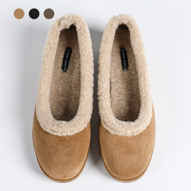 페조 여성 플랫슈즈 양털 기모 방한화 PZFLFR-866-11