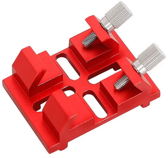 Celestron 8SE/C8/C11/C14/C11HD용 나사 4개가 있는 확대된 파인더 스코프 브래킷, [01] 빨간