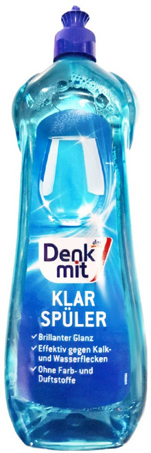 dm Denk mit 洗碗機碗盤光潔劑, 1L, 1瓶