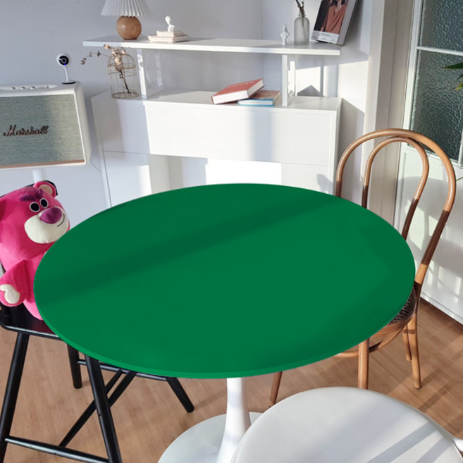 w-2324-원형 화투 카드 게임 매트 테이블보 당구다이천 커버, 당구다이천 고무줄밴딩커버, 초록색