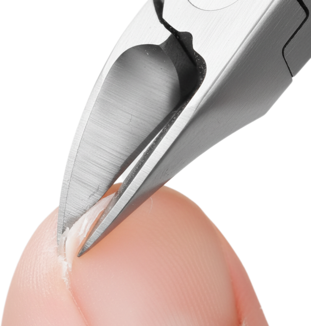 트루행센 내성 발톱 깍이 두꺼운 니퍼, 1개, 실버