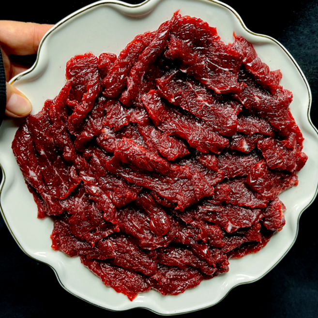 생고기 뭉티기 한우 당일도축 국내산 120g 250g, 1개