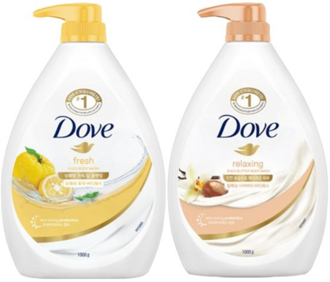 도브 바디워시 유자 1L +시어버터 1L 1세트, 1개