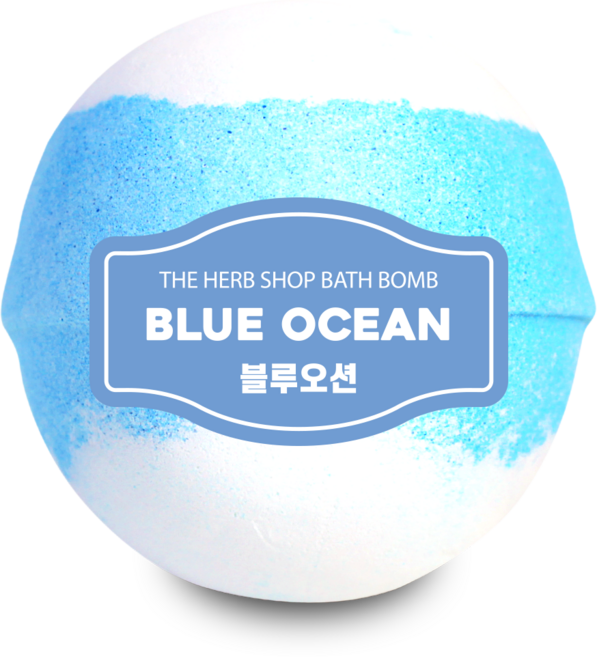 원형 배쓰밤 - 블루오션, 1개, 100g